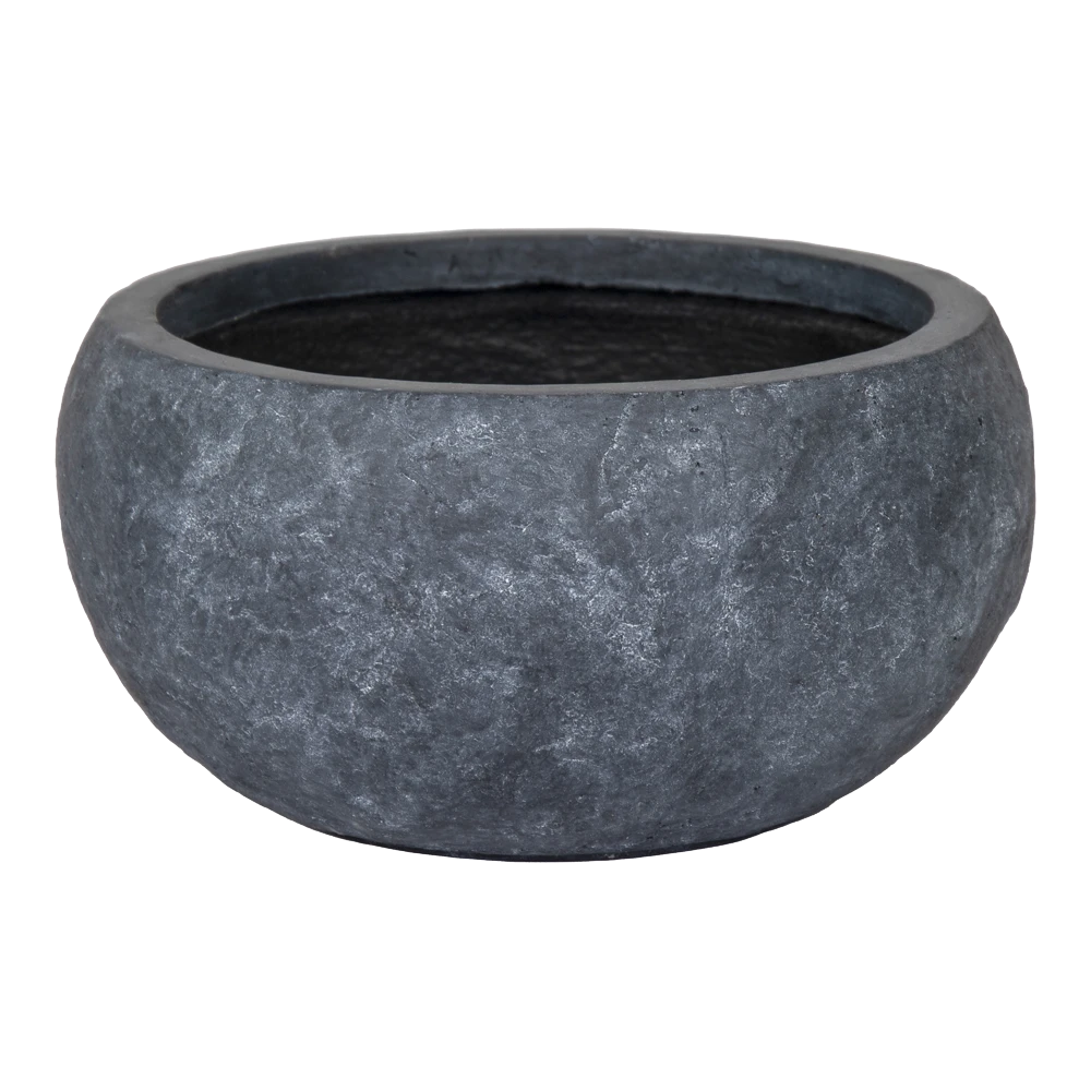 Plantenschaal Arizona Bullet - D31 X H15.5cm - Donkergrijs 3 Plantenschaal Arizona Bullet - D31 X H15.5cm - Donkergrijs