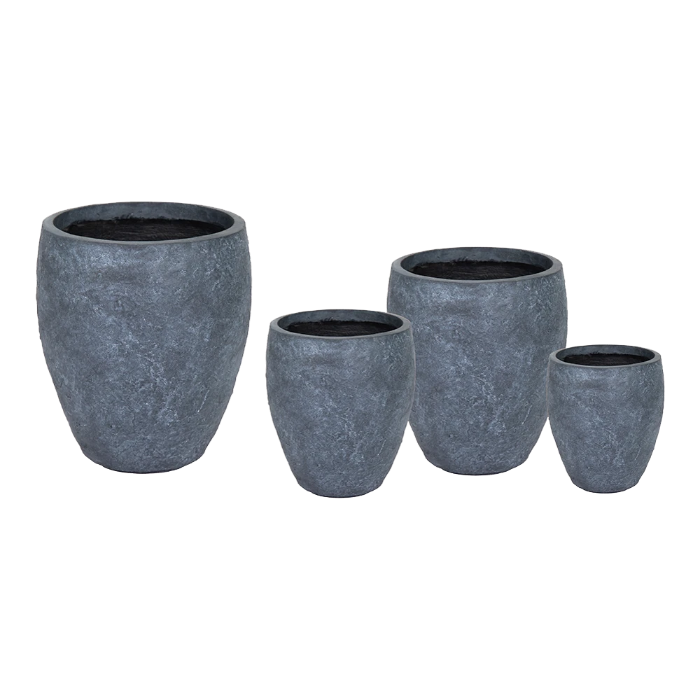 Bloempot Arizona BulletHigh - D34 X H38cm - Donkergrijs 4 Bloempot Arizona BulletHigh - D34 X H38cm - Donkergrijs - Afbeelding 2