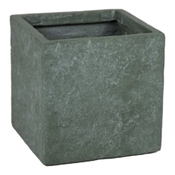 Plantenbak Arizona Cubi Cypress Wash - L23 X B23 X H23cm - Groen