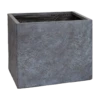 Plantenbak Arizona Cubi - L44 X B44 X H38cm - Donkergrijs 2 Plantenbak Arizona Cubi - L44 X B44 X H38cm - Donkergrijs -Planten Winkel arizona cubi graphite w44h38 plantenbak 1 4