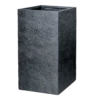 Plantenbak Arizona Cubihi - L22 X B22 X H50cm - Donkergrijs 1 Plantenbak Arizona Cubihi - L22 X B22 X H50cm - Donkergrijs -Planten Winkel arizona cubihi graphite w22h50 plantenbak 1 6