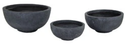 Plantenschaal Arizona - D44 X H21cm - Donkergrijs 5 Plantenschaal Arizona - D44 X H21cm - Donkergrijs -Planten Winkel arizona round bowl graphite d44h21 schaal 6 8