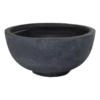 Plantenschaal Arizona - D55 X H27cm - Donkergrijs 2 Plantenschaal Arizona - D55 X H27cm - Donkergrijs -Planten Winkel arizona round bowl graphite d55h27 schaal 1 4