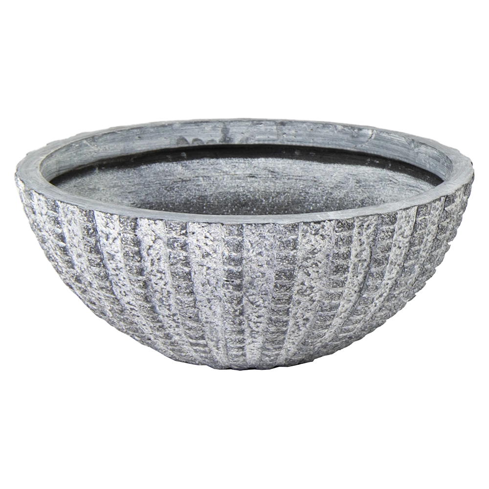 Plantenschaal Arkansas - D28 X H11.5cm - Lichtgrijs 3 Plantenschaal Arkansas - D28 X H11.5cm - Lichtgrijs