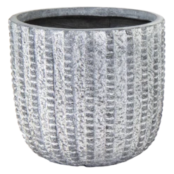 Bloempot Arkansas Egg Washed - D39 X H38cm - Lichtgrijs