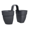 Elho Balkonbak Vibia Campana Twin 21cm - Antraciet 1 Elho Balkonbak Vibia Campana Twin 21cm - Antraciet -Planten Winkel balkonbak vibia campana twin 21cm antraciet balkonbak antraciet 1 1