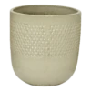Bloempot Collin - D48 X H50cm - Creme -Planten Winkel bloempot collin creme bloempot 1 1