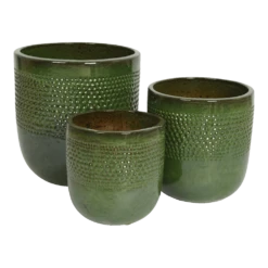 Bloempot Collin - D38 X H40cm - Groen 6 Bloempot Collin - D38 X H40cm - Groen -Planten Winkel bloempot collin groen bloempot 2 1