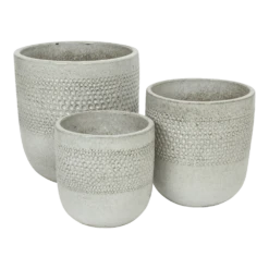 Bloempot Collin - D33 X H34cm - Wit 6 Bloempot Collin - D33 X H34cm - Wit -Planten Winkel bloempot collin wit bloempot 2