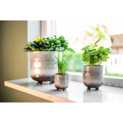 Bloempot Denise - D19 X H19cm - Off White 6 Bloempot Denise - D19 X H19cm - Off White -Planten Winkel bloempot denise d19 x h19cm off white bloempot 2