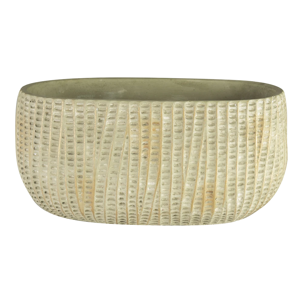 Bloempot Felco Ovaal - L28 X B15 X H13cm 3 Bloempot Felco Ovaal - L28 X B15 X H13cm