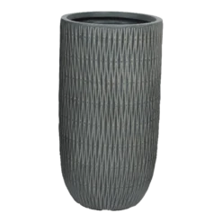 Bloempot James Hoog - D43 X H78cm - Grijs