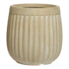 Bloempot Laura - D23 X H23cm - Beige -Planten Winkel bloempot laura beige bloempot 1