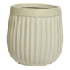 Bloempot Laura - D23 X H23cm - Off White -Planten Winkel bloempot laura off white bloempot 1 1