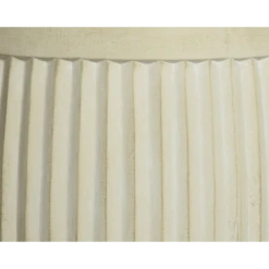 Bloempot Laura - D23 X H23cm - Off White -Planten Winkel bloempot laura off white bloempot 3 1