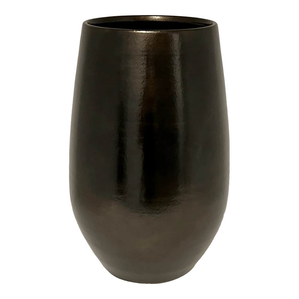 Bloempot Petra Hoog - D27 X H45cm - Koper 3 Bloempot Petra Hoog - D27 X H45cm - Koper