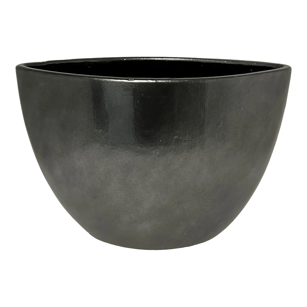 Bloempot Petra Ovaal - L33 X B17 X H24cm - Platinum 3 Bloempot Petra Ovaal - L33 X B17 X H24cm - Platinum