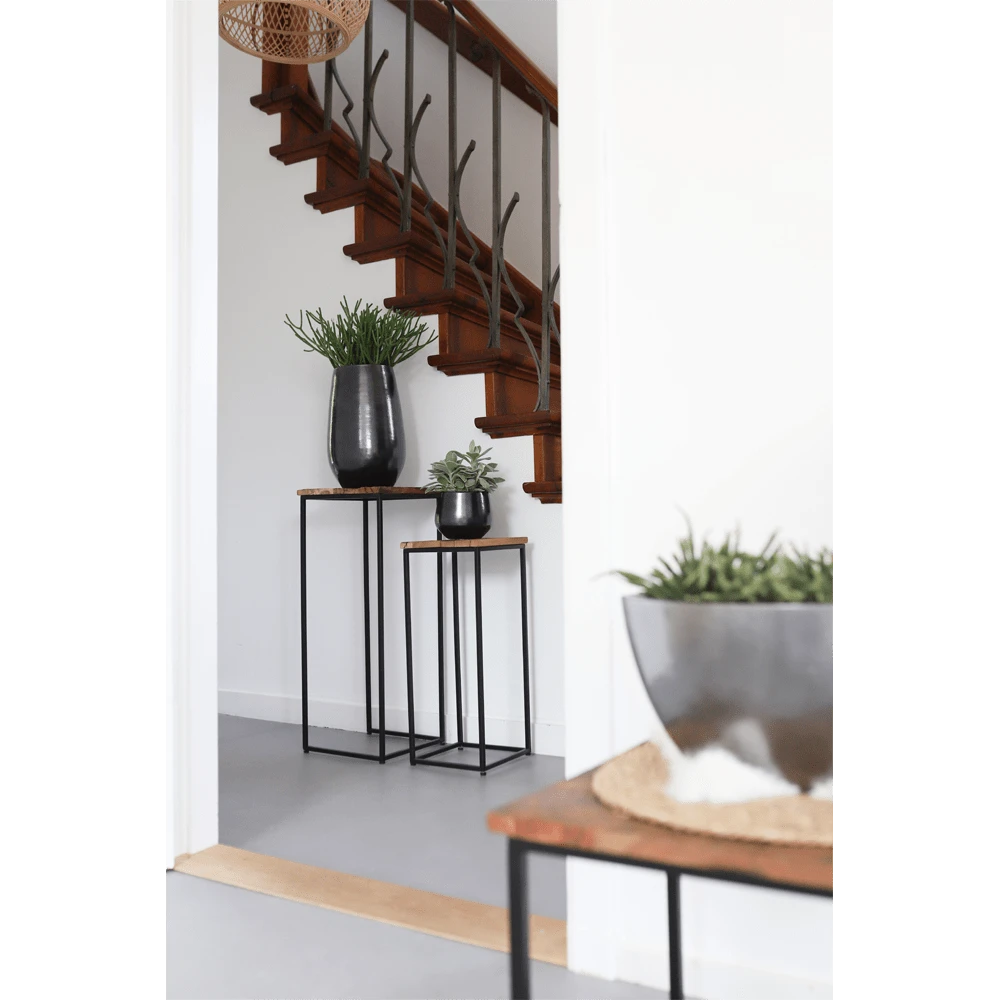 Bloempot Petra Ovaal - L33 X B17 X H24cm - Platinum 4 Bloempot Petra Ovaal - L33 X B17 X H24cm - Platinum - Afbeelding 2