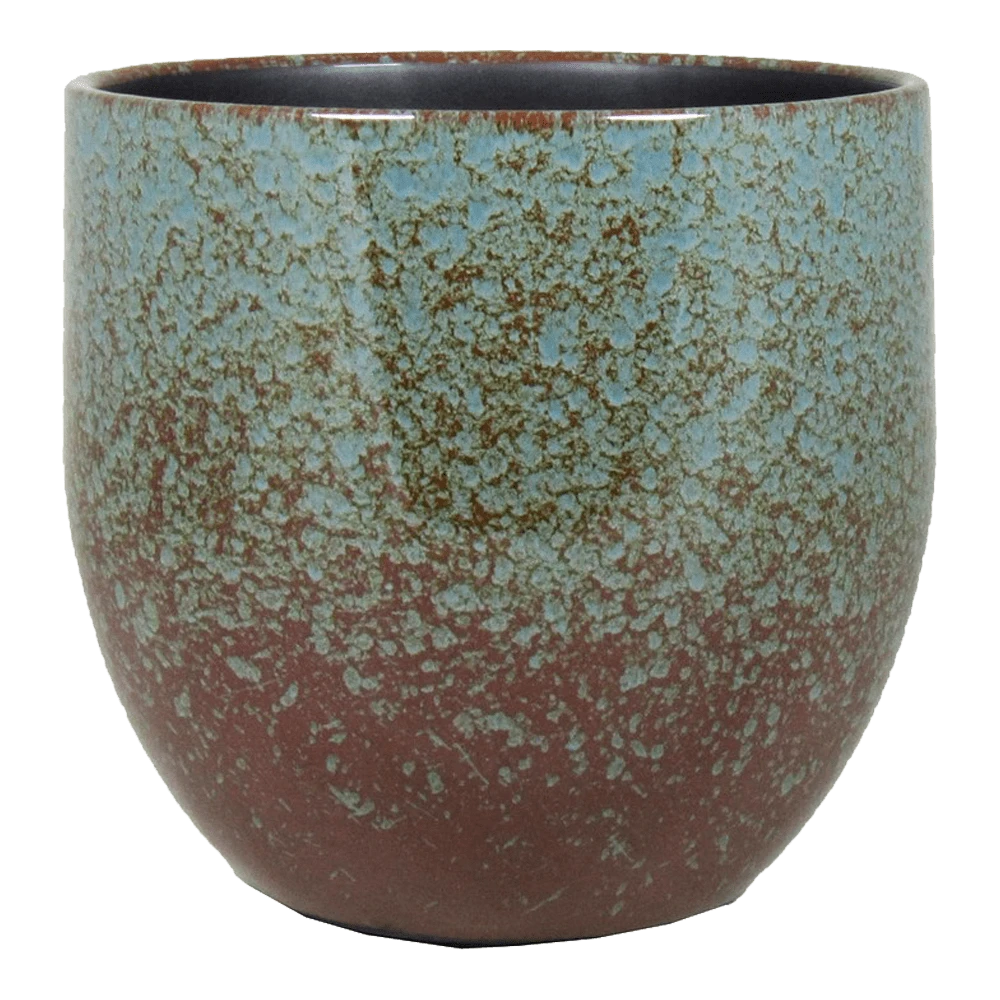 Bloempot Sepp - D28 X H28cm - Blauw 3 Bloempot Sepp - D28 X H28cm - Blauw