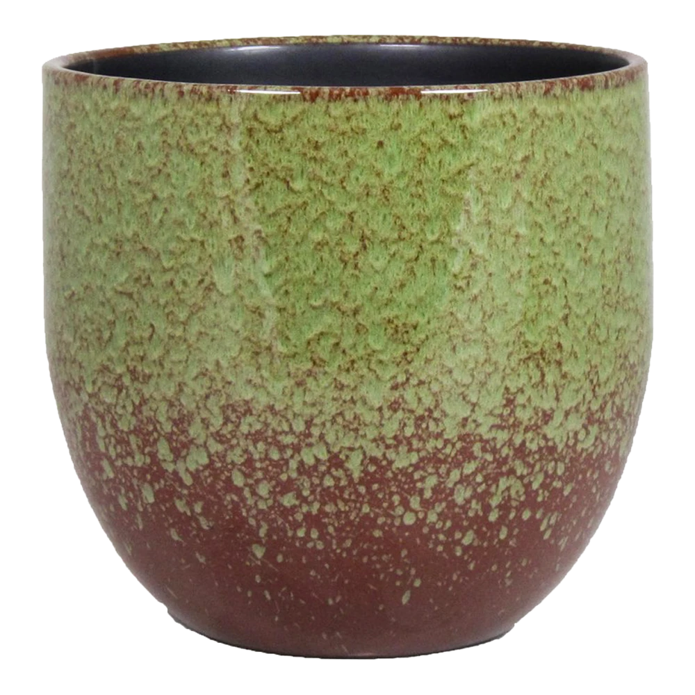 Bloempot Sepp - D17 X H16cm - Groen 3 Bloempot Sepp - D17 X H16cm - Groen