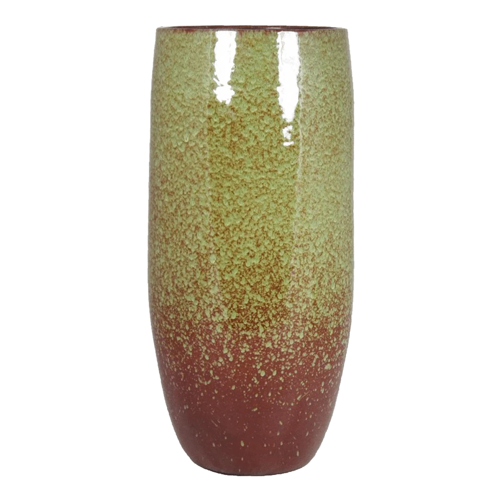 Bloempot Sepp Hoog - D18 X H35cm - Groen 3 Bloempot Sepp Hoog - D18 X H35cm - Groen