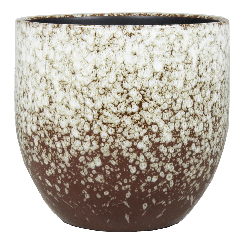 Bloempot Sepp - D17 X H16cm - Wit 3 Bloempot Sepp - D17 X H16cm - Wit