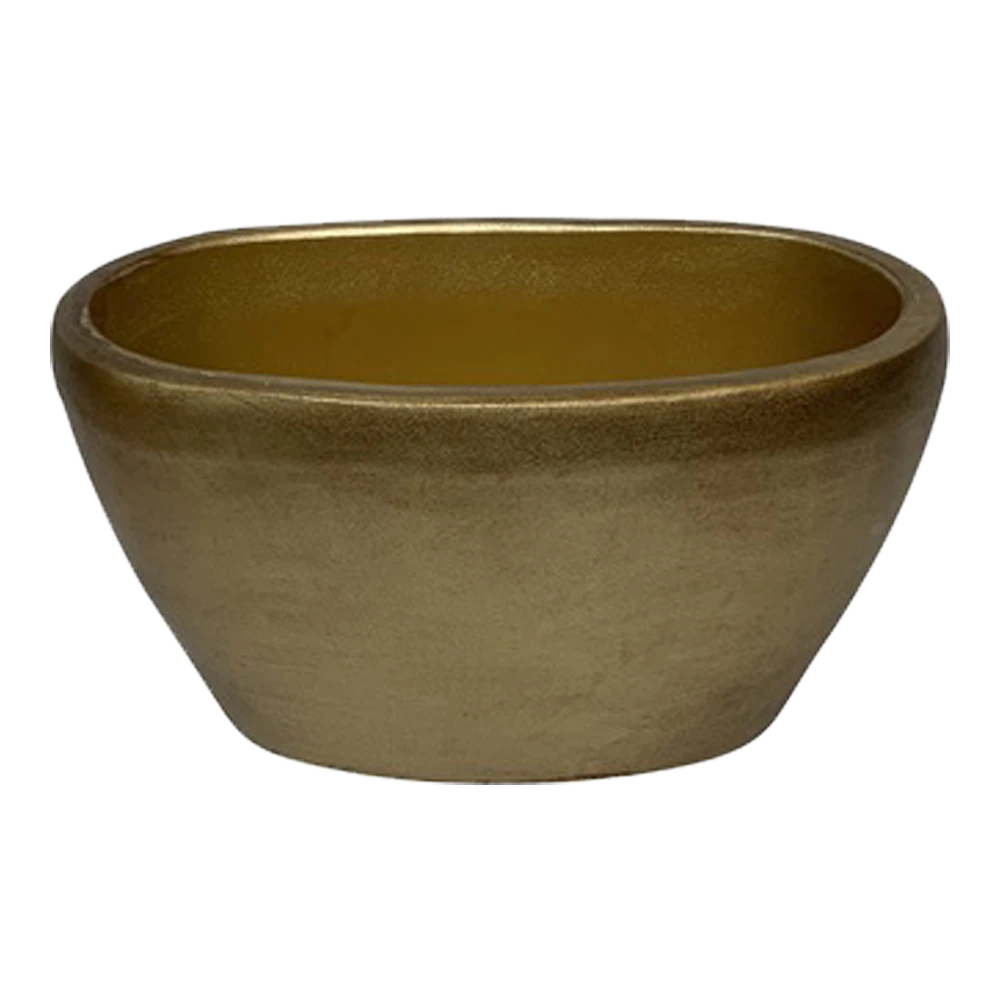 Bloempot Shanon Ovaal - L28 X B16 X H21cm - Earth Zwart 3 Bloempot Shanon Ovaal - L28 X B16 X H21cm - Earth Zwart