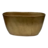 Bloempot Shanon Ovaal - L45 X B18 X H26cm - Mat Goud 2 Bloempot Shanon Ovaal - L45 X B18 X H26cm - Mat Goud -Planten Winkel bloempot shanon ovaal l45 x b18 x h26cm mat goud bloempot 1 2