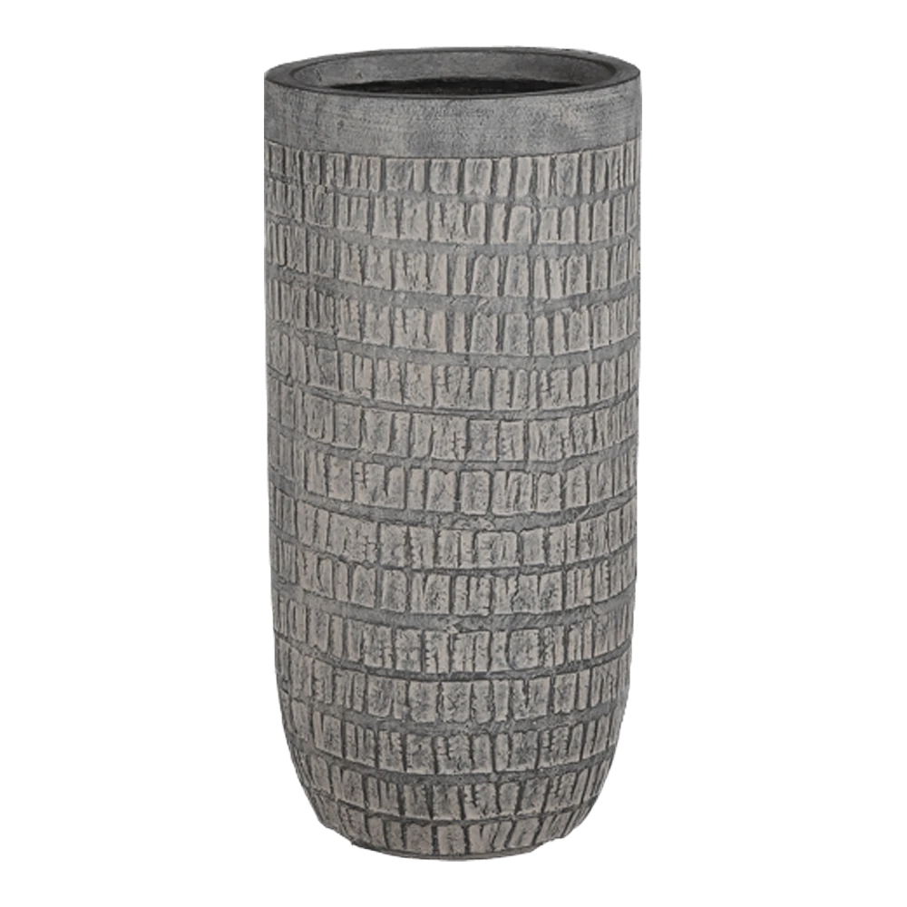 Bloempot Tallinn - D43,5 X H78,5cm - Zwart-grijs 4 Bloempot Tallinn - D43,5 X H78,5cm - Zwart-grijs - Afbeelding 2