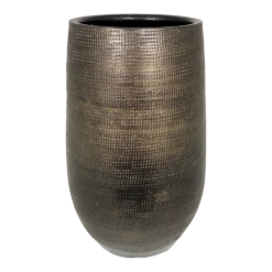 Bloempot Tokio Hoog - D38 X H90cm - Goud