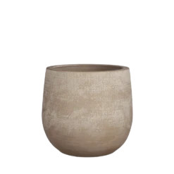 Bloempot Victor - H19 X D21cm - Beige