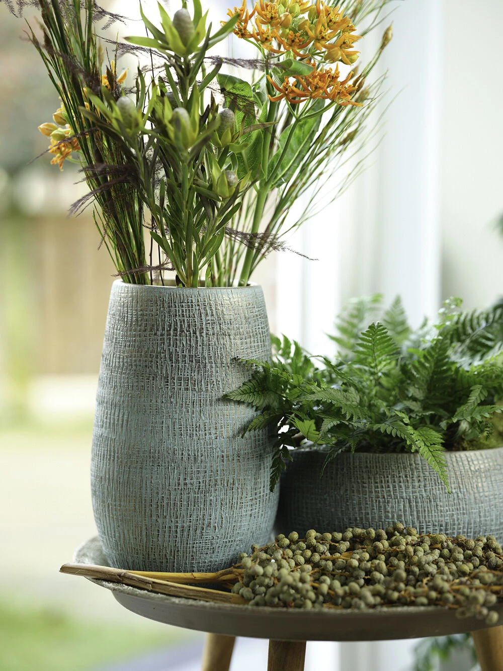 Plantenschaal Ryan - D28 X H13cm - Shiny Blue 5 Plantenschaal Ryan - D28 X H13cm - Shiny Blue - Afbeelding 3