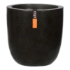 Capi Bloempot Bol Lux Terrazo - D28 X H26cm - Zwart 1 Capi Bloempot Bol Lux Terrazo - D28 X H26cm - Zwart -Planten Winkel capi lux terrazzo hoge pot fit zwart bloempot 1 4 1