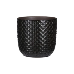 Bloempot Daan - D21.5 X H20.5cm - Zwart