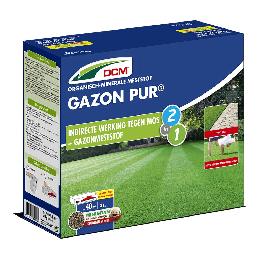 DCM Meststof Gazon Puru00ae - 3kg - Gazonmeststof 3 DCM Meststof Gazon Puru00ae - 3kg - Gazonmeststof