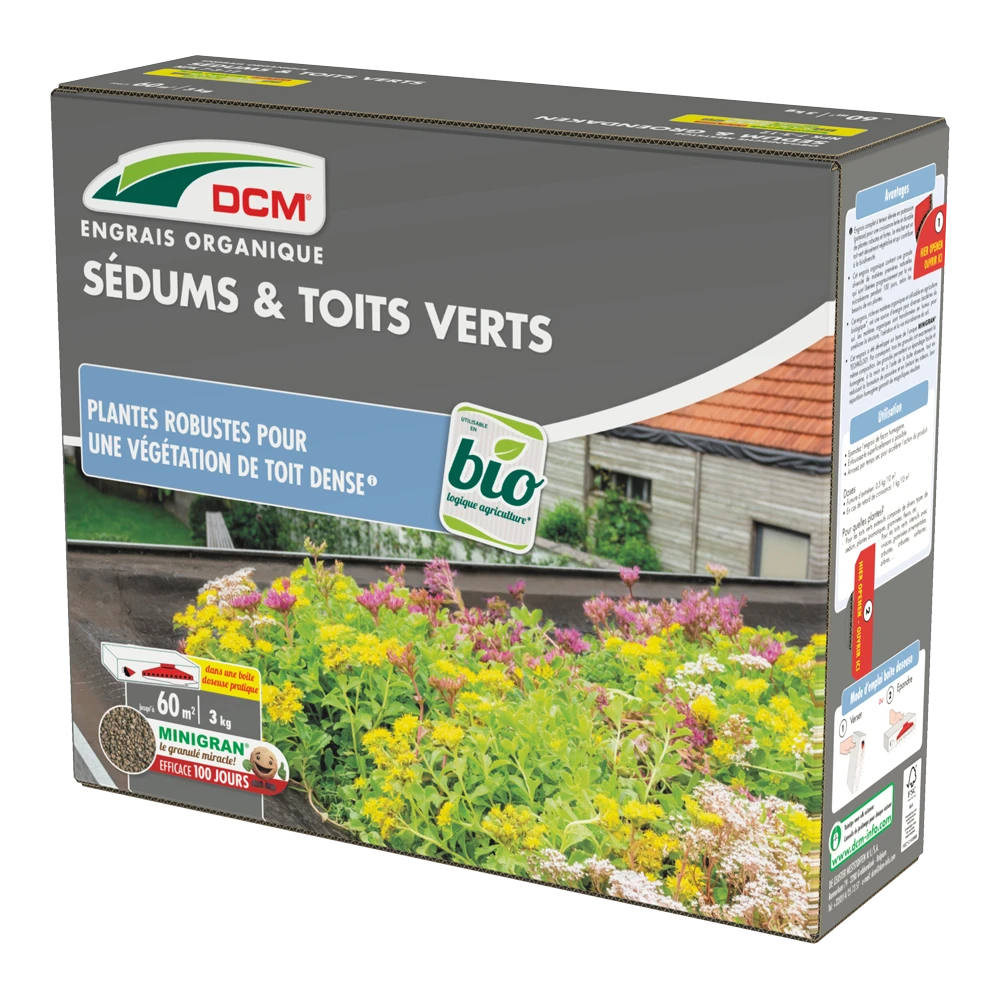 DCM Meststof Sedum & Groendaken - 3kg - Tuinplanten Voeding 3 DCM Meststof Sedum & Groendaken - 3kg - Tuinplanten Voeding