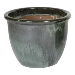 Bloempot Glazed Hp001 - D50 X H39cm - Groen