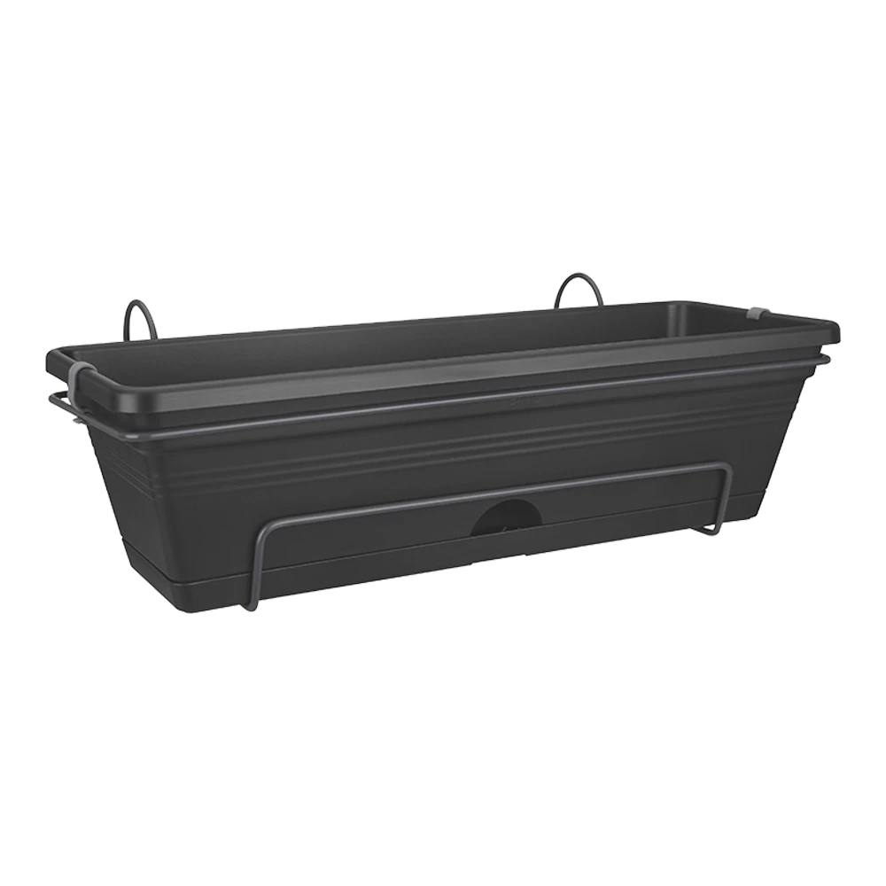 Balkonbak Elho Green Basics Allin1 50cm - Living Black 3 Balkonbak Elho Green Basics Allin1 50cm - Living Black