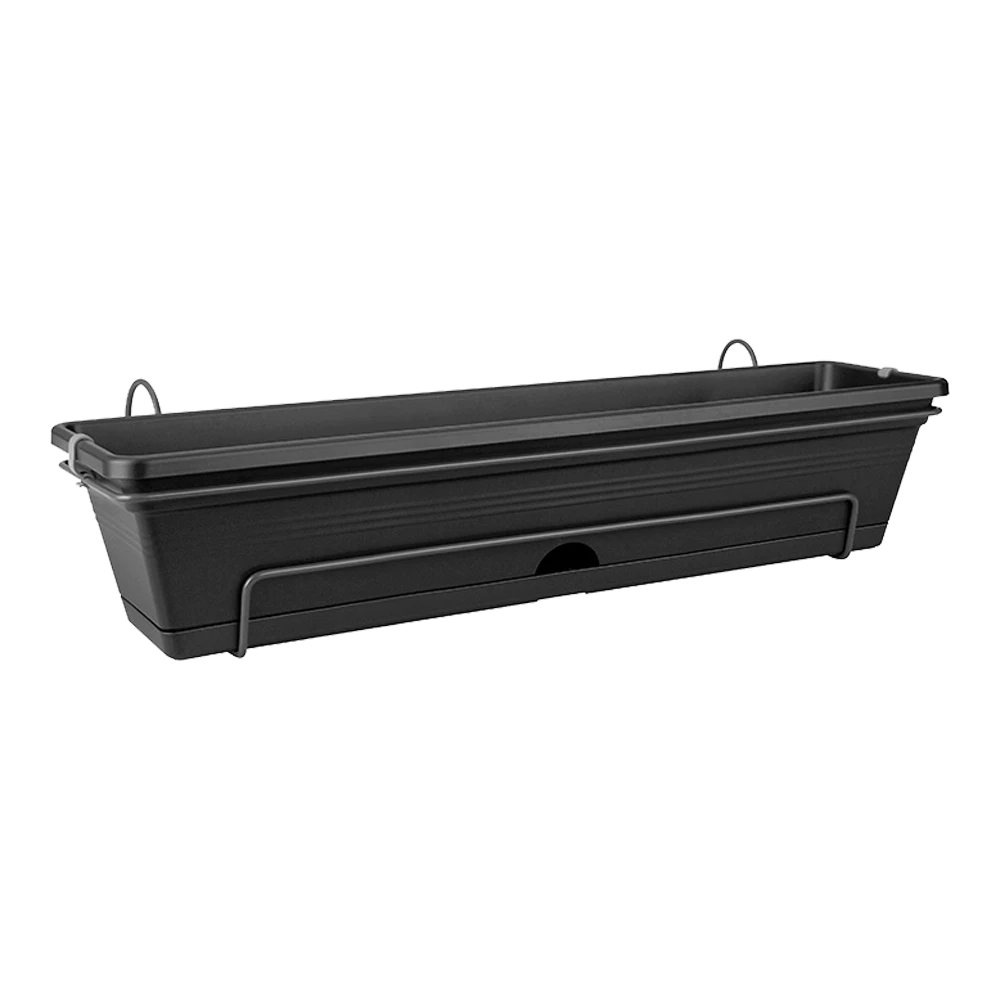 Balkonbak Elho Green Basics Allin1 70cm - Living Black 3 Balkonbak Elho Green Basics Allin1 70cm - Living Black