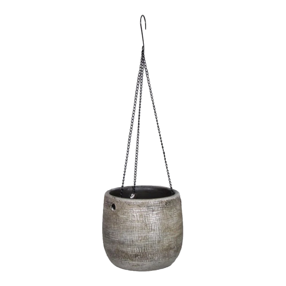 Hangpot Mira - D16 X H14cm - Wit 3 Hangpot Mira - D16 X H14cm - Wit