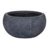 Plantenschaal Iowa Bullet - D31 X H15.5cm - Donkergrijs 1 Plantenschaal Iowa Bullet - D31 X H15.5cm - Donkergrijs -Planten Winkel iowa bullet bowl graphite d31h155 bloempot 1 5