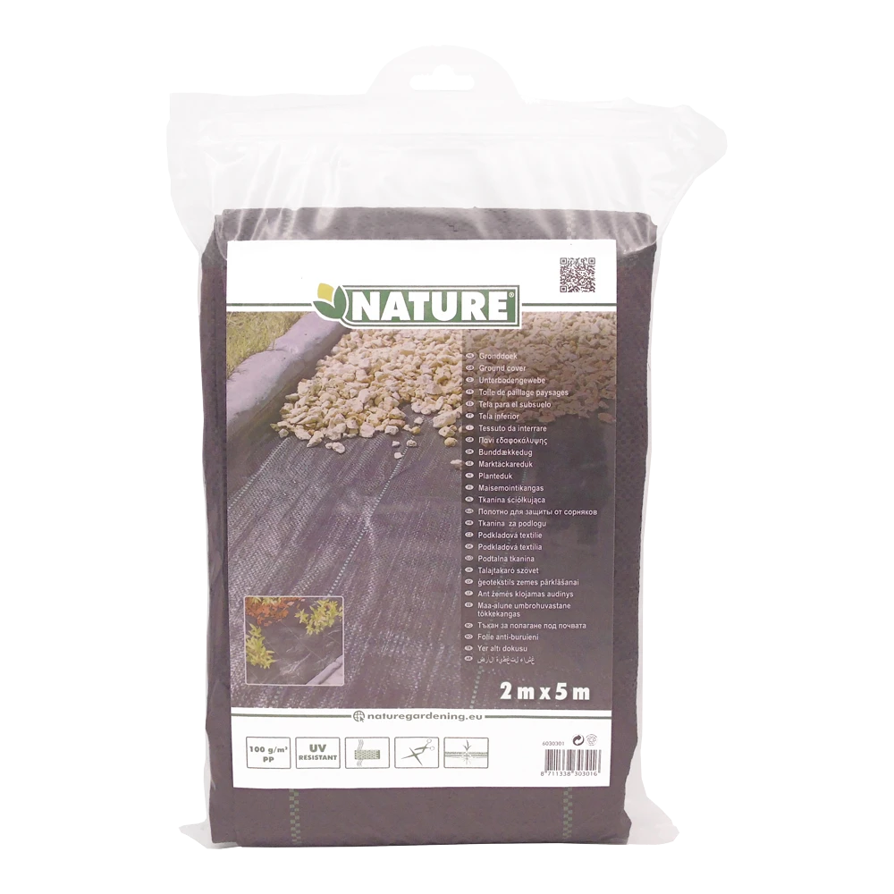 Nature - Gronddoek Zwart 2x5m 7 Nature - Gronddoek Zwart 2x5m - Afbeelding 5