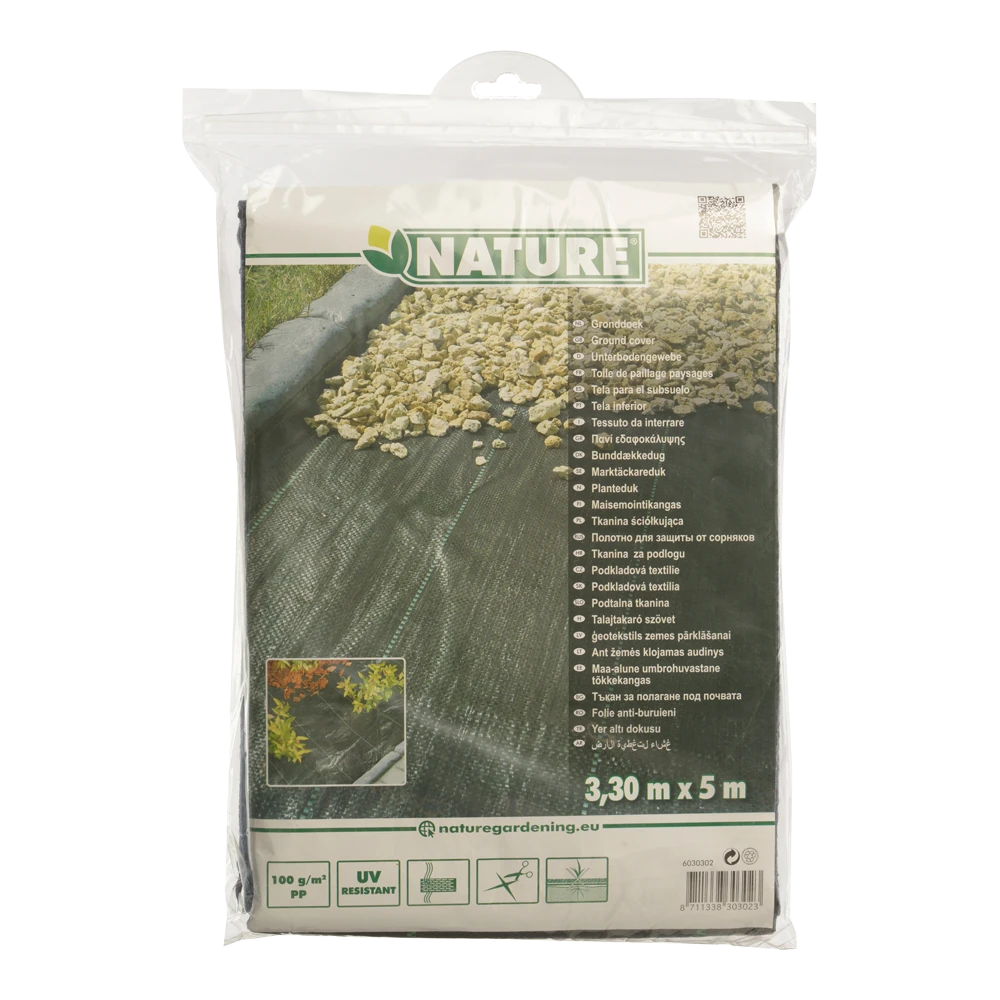 Nature - Gronddoek Zwart 3,30x5m 7 Nature - Gronddoek Zwart 3,30x5m - Afbeelding 5