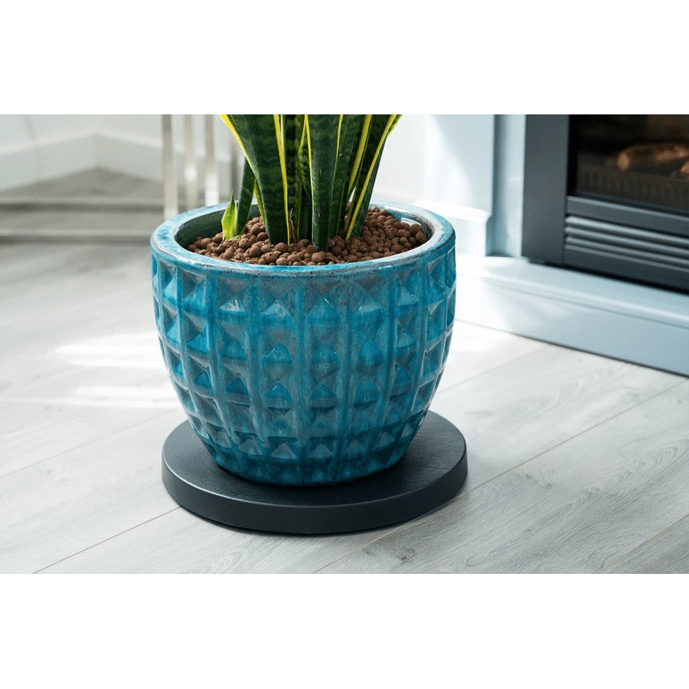 Plantentrolley Rond Kunststof 39cm - Antraciet - Max. 40kg - Nature 5 Plantentrolley Rond Kunststof 39cm - Antraciet - Max. 40kg - Nature - Afbeelding 3