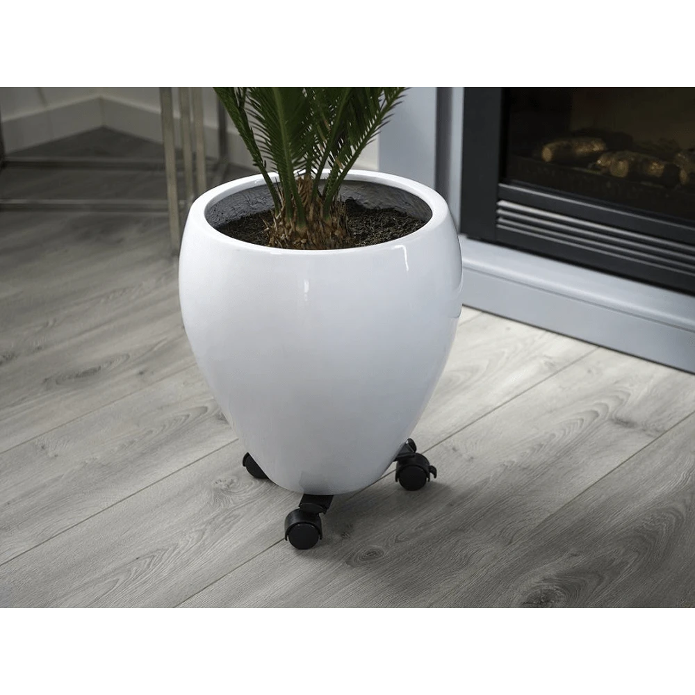 Plantentrolley Rond Verstelbaar - 27-37cm - Zwart - Max. 100kg - Nature 4 Plantentrolley Rond Verstelbaar - 27-37cm - Zwart - Max. 100kg - Nature - Afbeelding 2