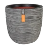 Capi Bloempot Bol Nature Rib NL - D43 X H41cm - Antraciet -Planten Winkel pot bol rib nl 43x41 antraciet bloempot 1 6