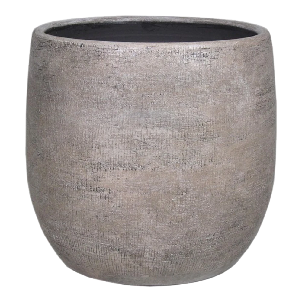 Bloempot Mira - D34 X H31cm - Wit 3 Bloempot Mira - D34 X H31cm - Wit