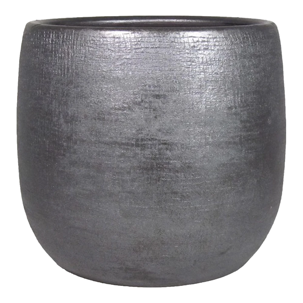 Bloempot Mira - D34 X H31cm - Antraciet 3 Bloempot Mira - D34 X H31cm - Antraciet