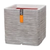Capi Plantenbak Vierkant Nature Rib NL - L50 X B50 X H50cm - Ivoor -Planten Winkel pot vierkant rib nl 50x50x50 ivoor plantenbak 1 5