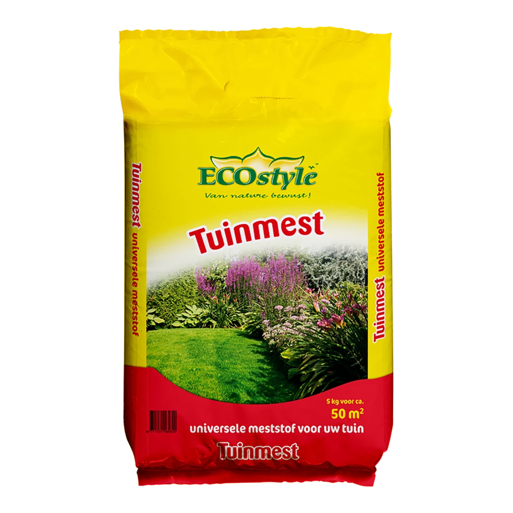 EcoStyle Tuinmest 5kg - Tuinplanten Voeding, Gazonmeststof 3 EcoStyle Tuinmest 5kg - Tuinplanten Voeding, Gazonmeststof